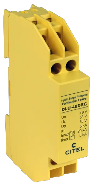 Устройство защиты от импульсных перенапряжений Citel DLU-48DBC (640514), 1 пара, сети Fipway, WorldFIP, FieldBus-h2