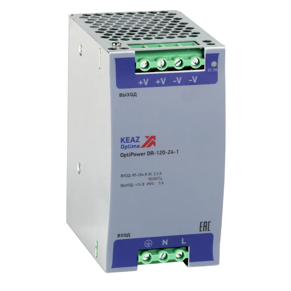 Блок питания КЭАЗ OptiPower DR-120-24-1