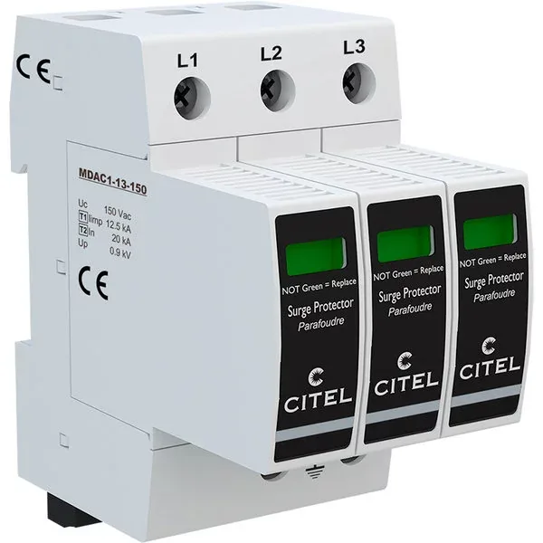 Устройство защиты от импульсных перенапряжений Citel DAC1-13S-30-150 (821710123), тип 1+2