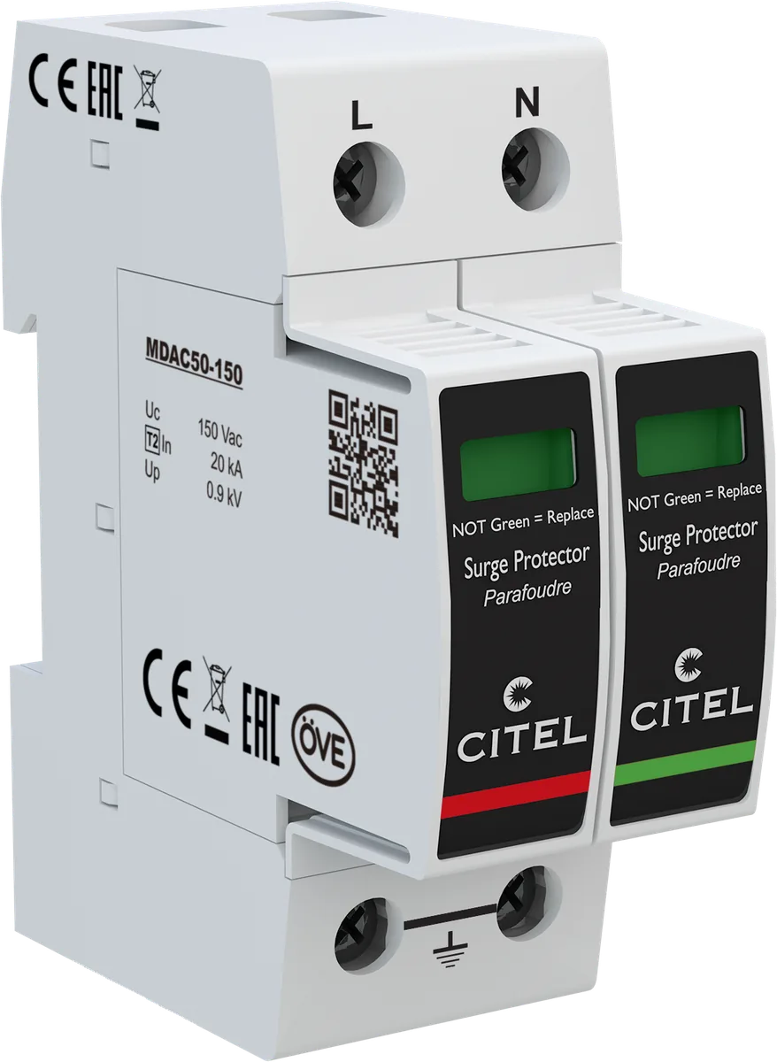 Устройство защиты от импульсных перенапряжений Citel DAC50-11-150 (821110132), тип 2