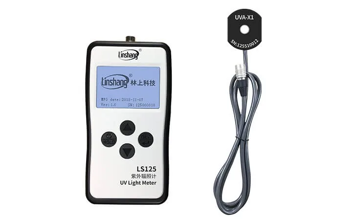 Измеритель ультрафиолетового излучения Linshang LS125 + зонд UVA-X1