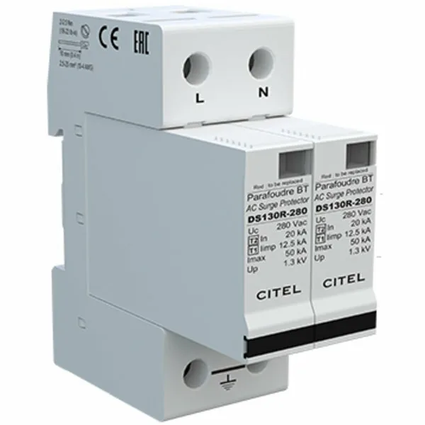 Устройство защиты от импульсных перенапряжений Citel DS132RS-280 (571112), тип 1+2