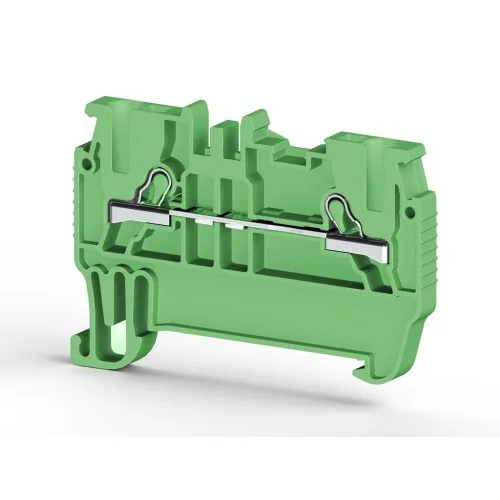 Клеммник пружинный быстрозажимной Push in, 1,5 мм.кв. зелёный KLEMSAN PYK 1,5M 307012
