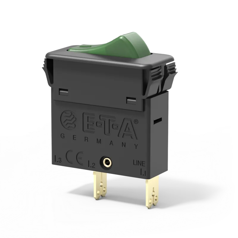 Однополюсные, двухполюсные и трехполюсные выключатели E-T-A тип 3130-F