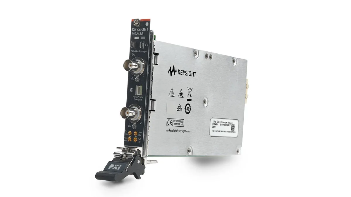 Осциллограф в формате PXIe Keysight M9243A