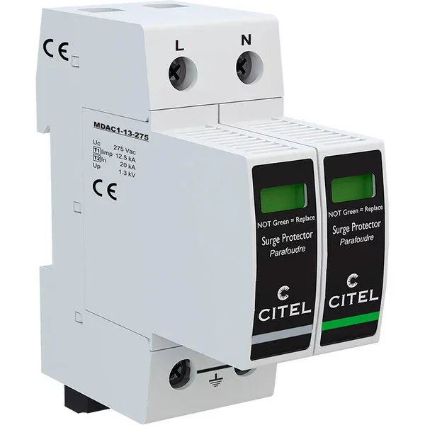 Устройство защиты от импульсных перенапряжений Citel DAC1-13S-11-275 (821710242), тип 1+2