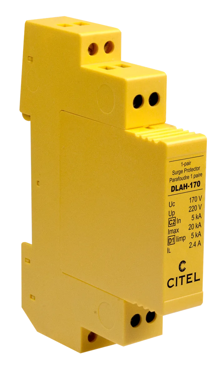 Устройство защиты от импульсных перенапряжений Citel DLAH-170 (641005), 1 пара, сети RTC, ADSL2, VDSL2