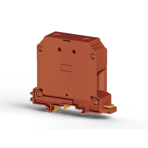 Винтовой клеммник на DIN-рейку 70 мм.кв. красный KLEMSAN AVK 70 RD 304494